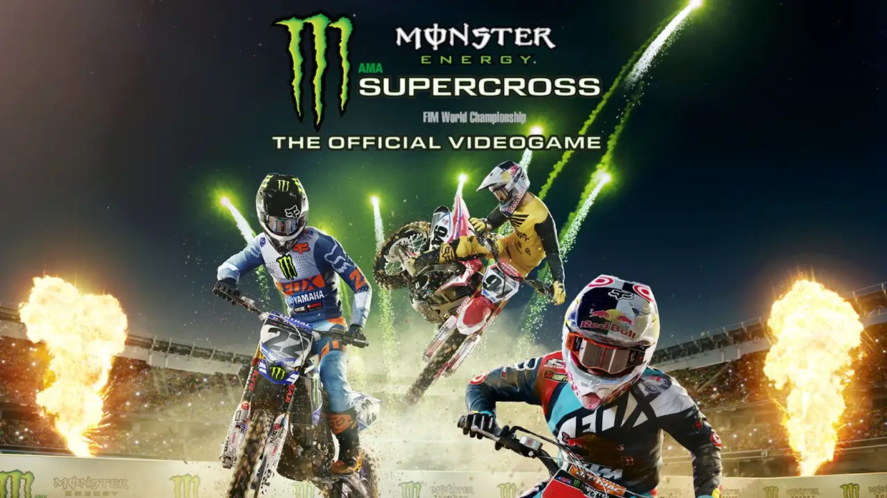 野兽越野摩托车 - 官方游戏-Monster Energy Supercross: The Official Videogame-游戏封面-好玩客