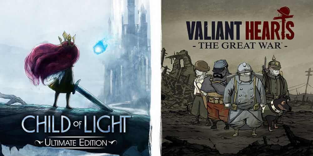 勇敢的心：世界大战 + 光之子  -Child of Light Ultimate Edition &amp; Valiant Hearts: The Great War Bundle-游戏封面-好玩客