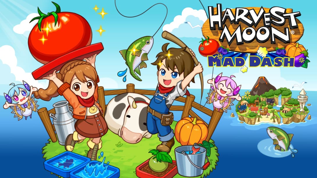 牧场物语：疯狂冲刺 -Harvest Moon: Mad Dash  -游戏封面-好玩客