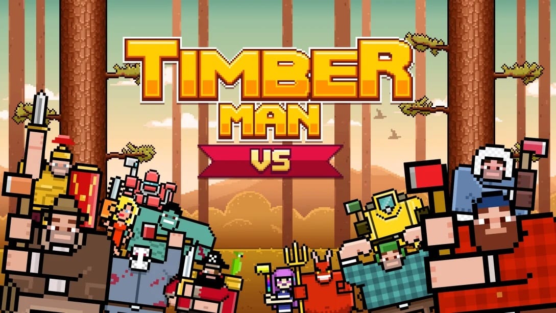 疯狂伐木匠 VS-Timberman VS  -游戏封面-好玩客