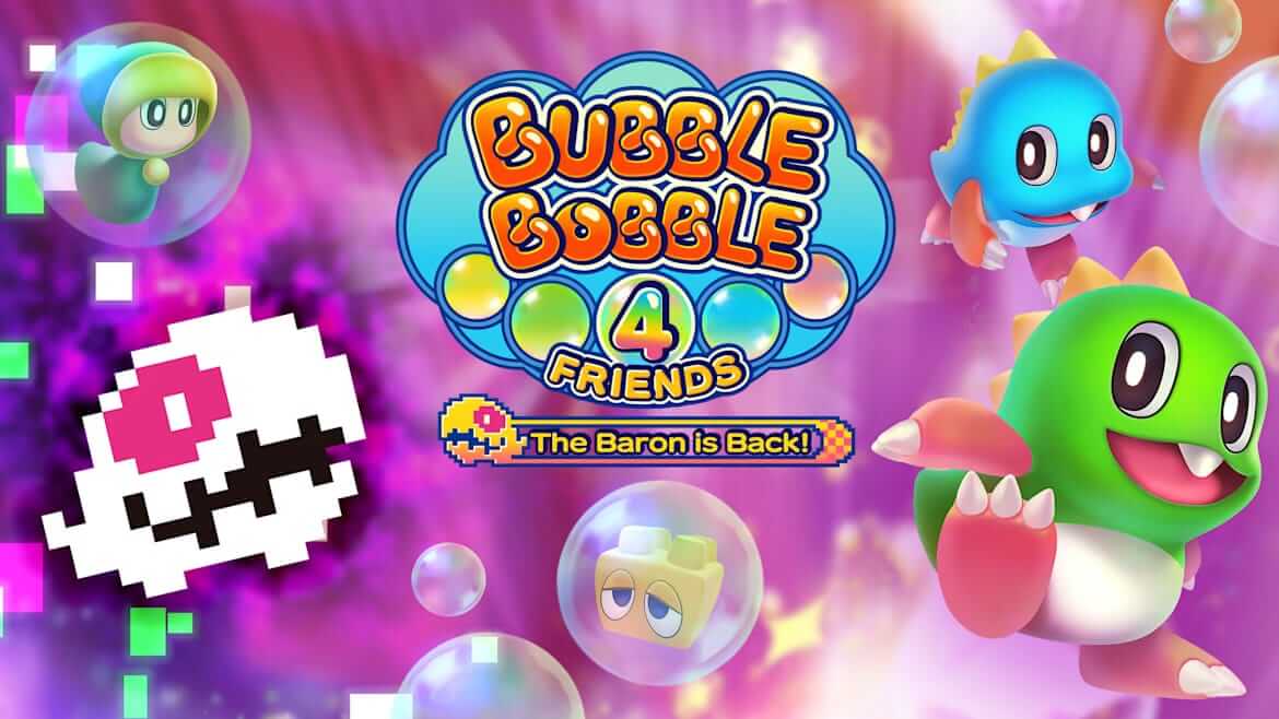 泡泡龙 4：伙伴 -Bubble Bobble 4 Friends -游戏封面-好玩客