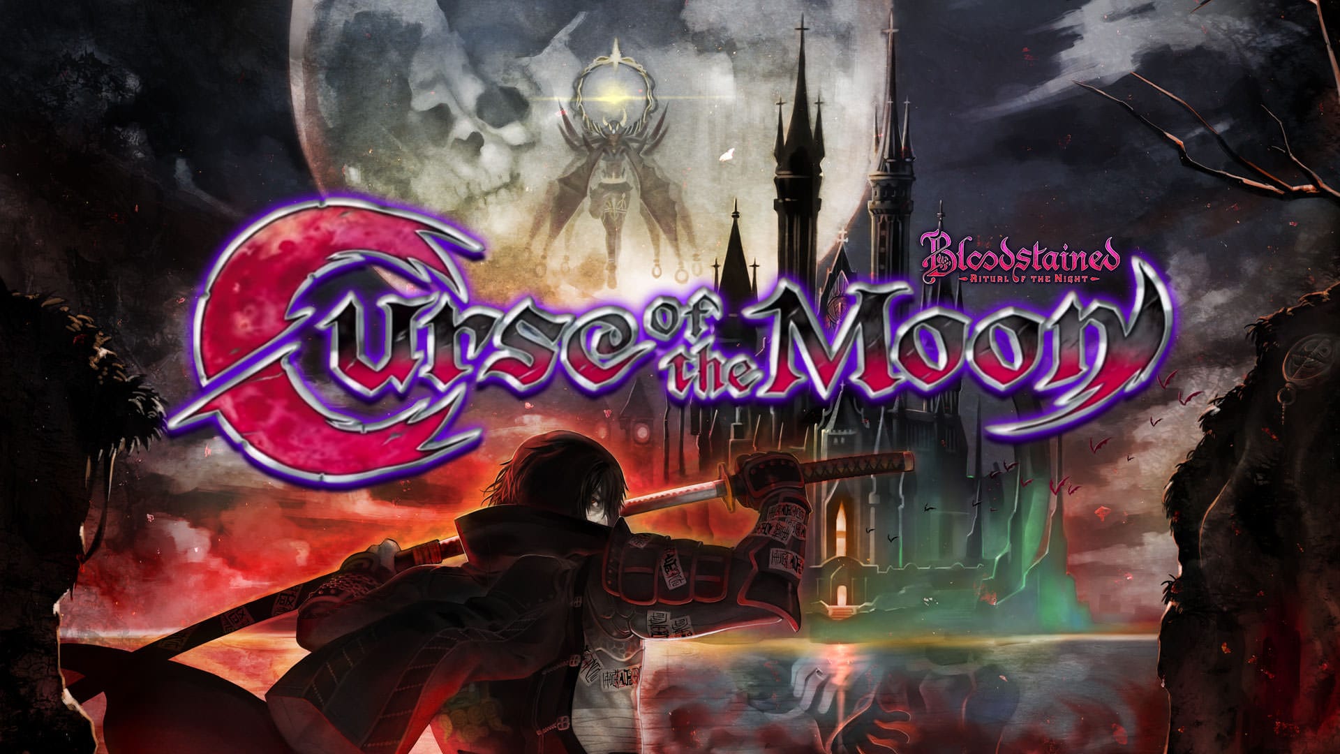 赤痕：月之诅咒血污：月之诅咒-Bloodstained: Curse of the Moon -游戏封面-好玩客