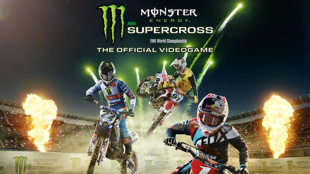 野兽越野摩托车 - 官方游戏-Monster Energy Supercross - The Official Videogame  -游戏封面-好玩客