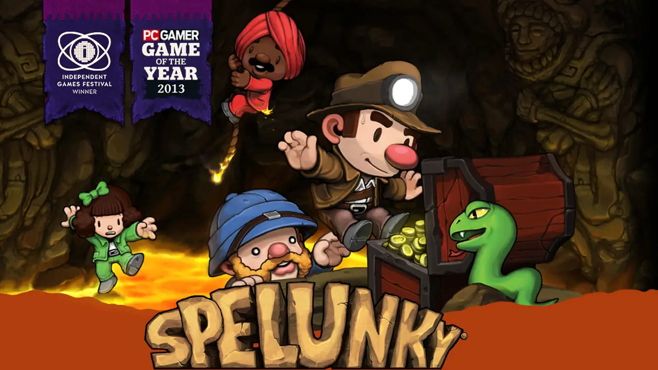 洞穴冒险-Spelunky  -游戏封面-好玩客