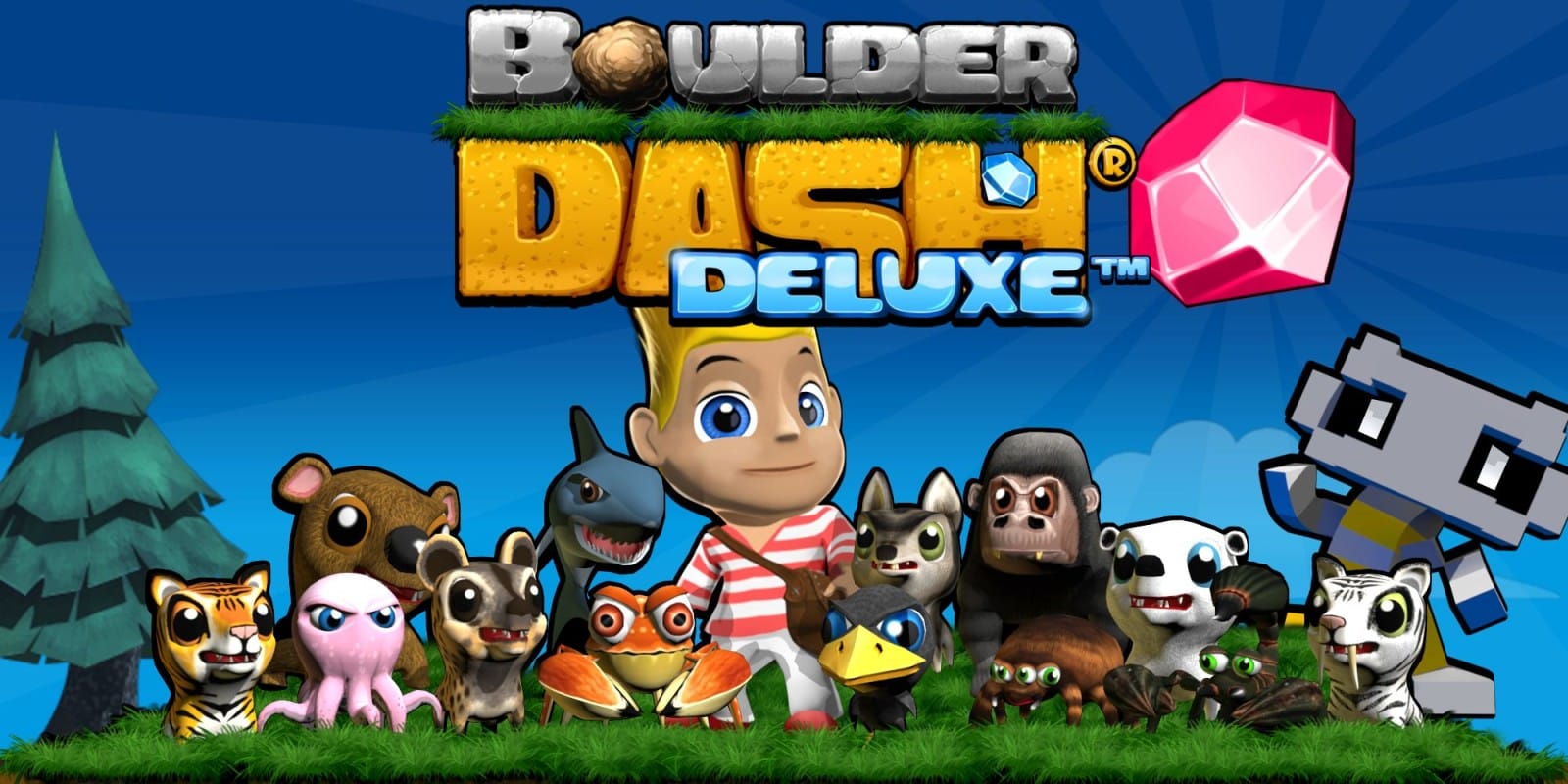 巨石冲刺 豪华版新地底探险 豪华版-Boulder Dash Deluxe  -游戏封面-好玩客