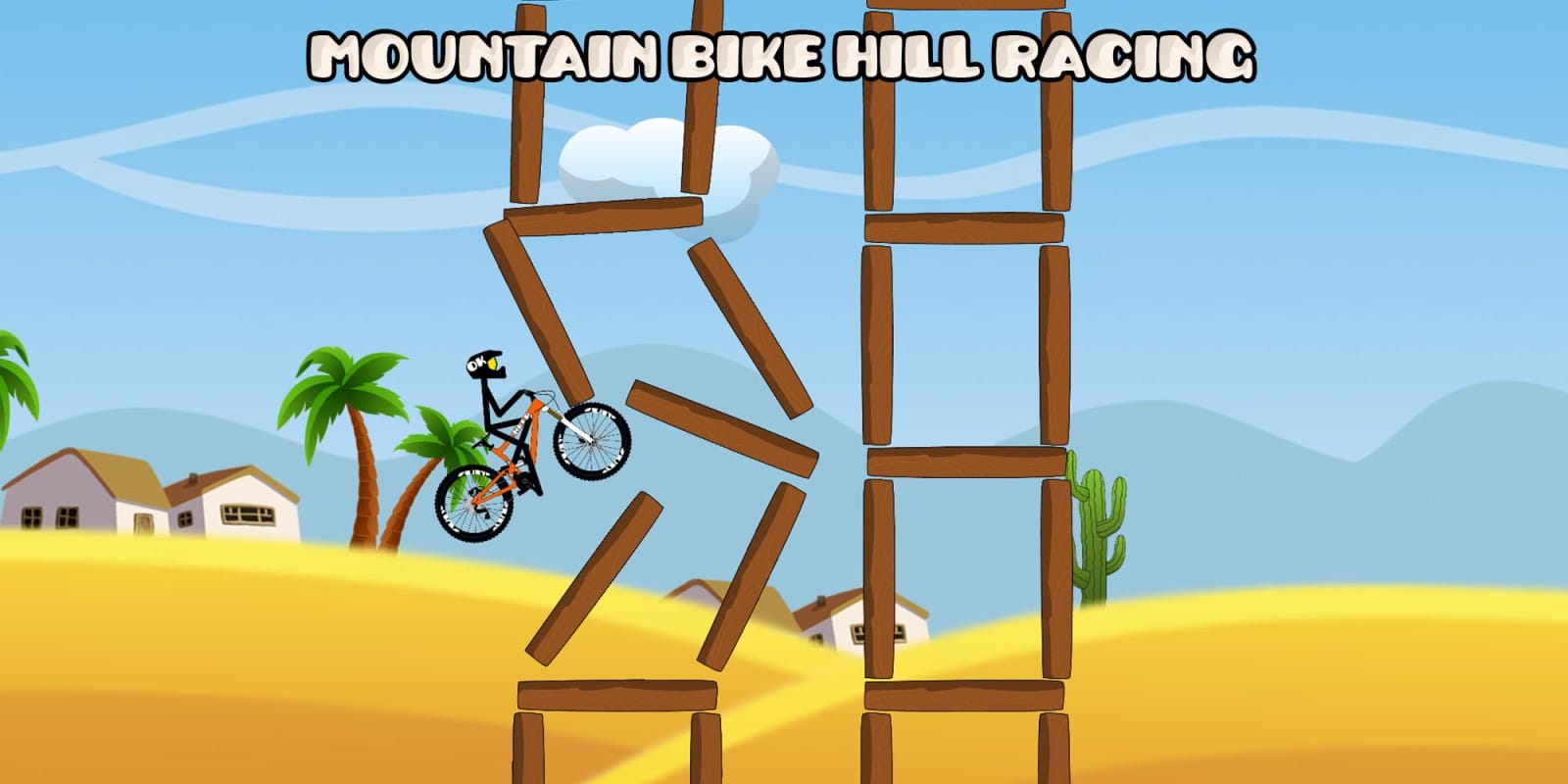 山地自行车坡道赛-Mountain Bike Hill Climb Race: Real 2D Arcade Dirt Racing Games-游戏封面-好玩客