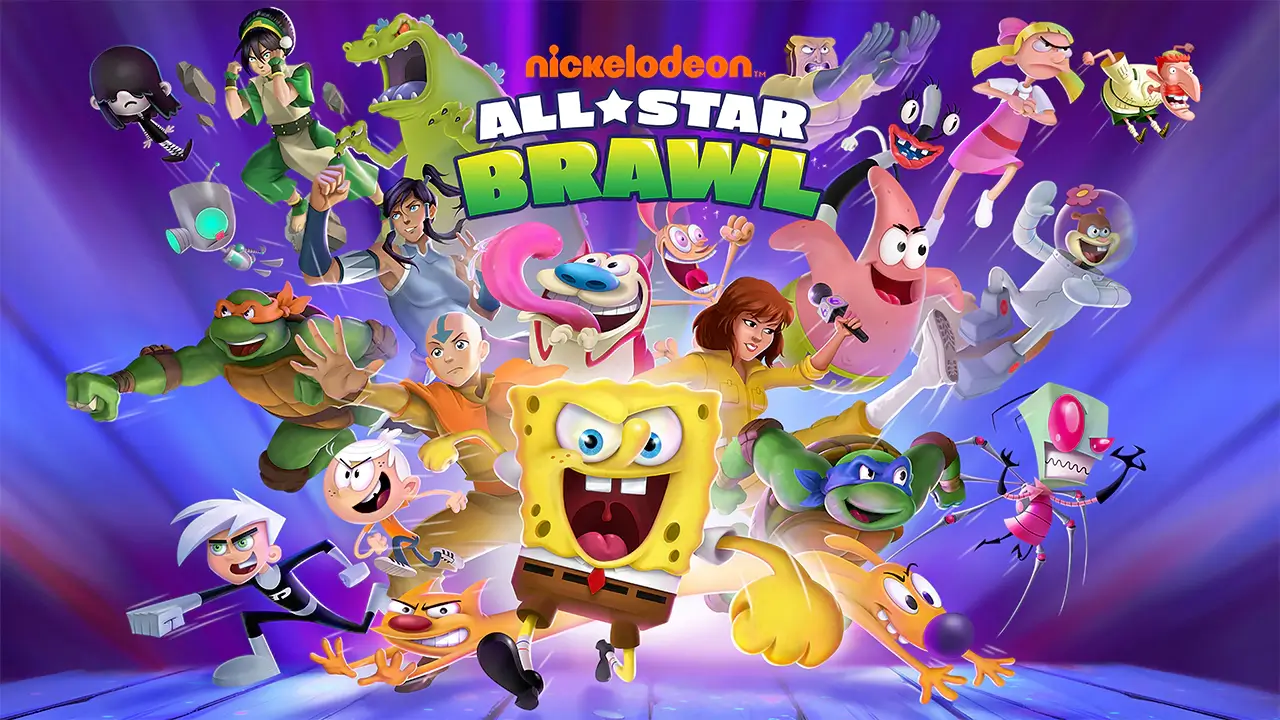 尼克卡通全明星集结大乱斗-Nickelodeon All-Star Brawl-游戏封面-好玩客