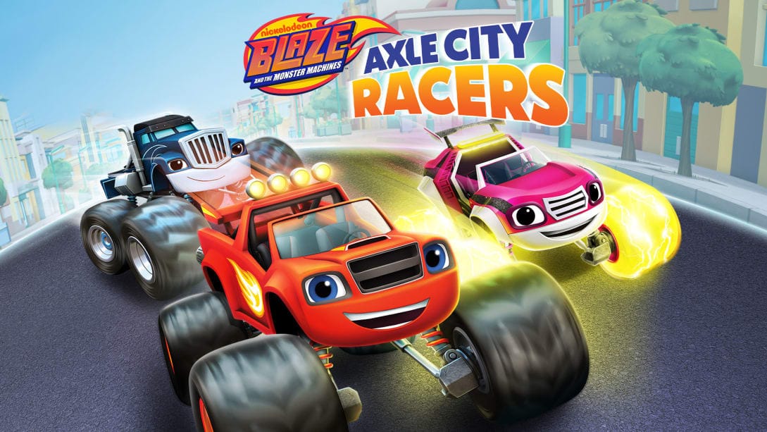 旋风战车队：速度城赛车-Blaze and the Monster Machines: Axle City Racers  -游戏封面-好玩客