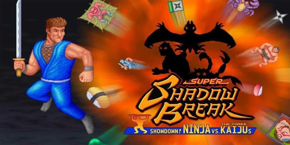 超级影子打砖块：决斗！忍者大战怪兽三巨头-Super Shadow Break: Showdown! Ninja vs. The Three Kaijus-游戏封面-好玩客