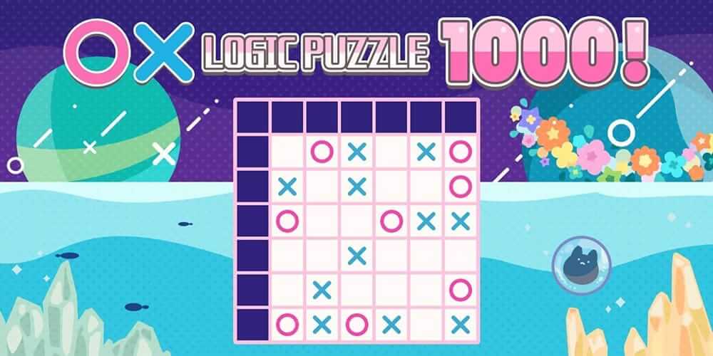 1000 OX 逻辑谜题-〇×PUZZLE LOGIQUE 1000！-游戏封面-好玩客