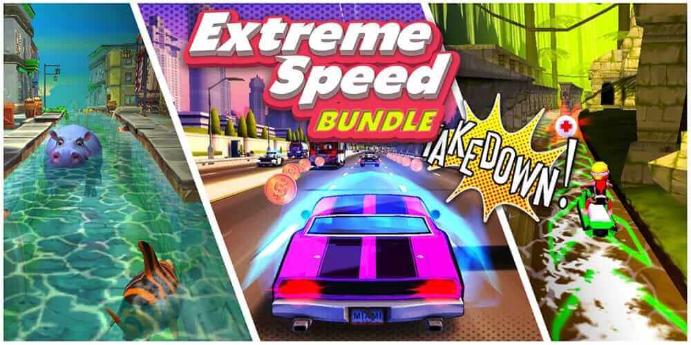 极速捆绑包 去！鱼去！肾上腺素冲刺，喷气滑雪冲刺-Extreme Speed Bundle Go! Fish Go! Adrenaline Rush, Jet Ski Rush-游戏封面-好玩客