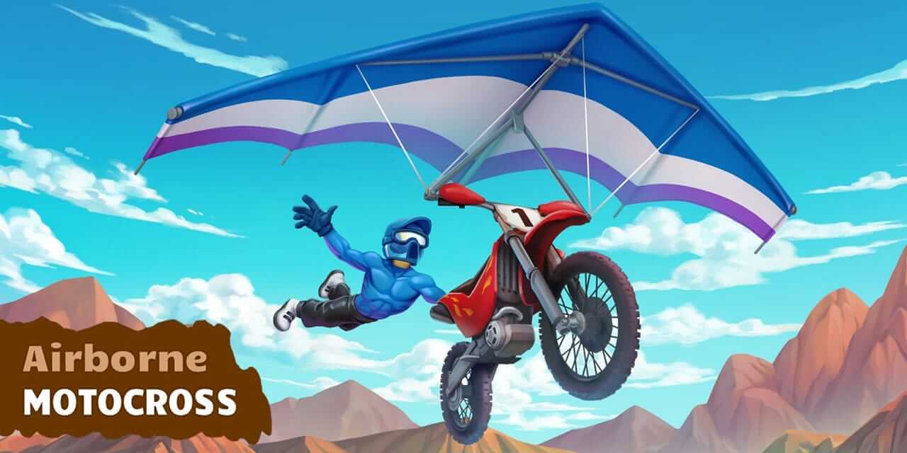 机载越野摩托车-Airborne Motocross-游戏封面-好玩客