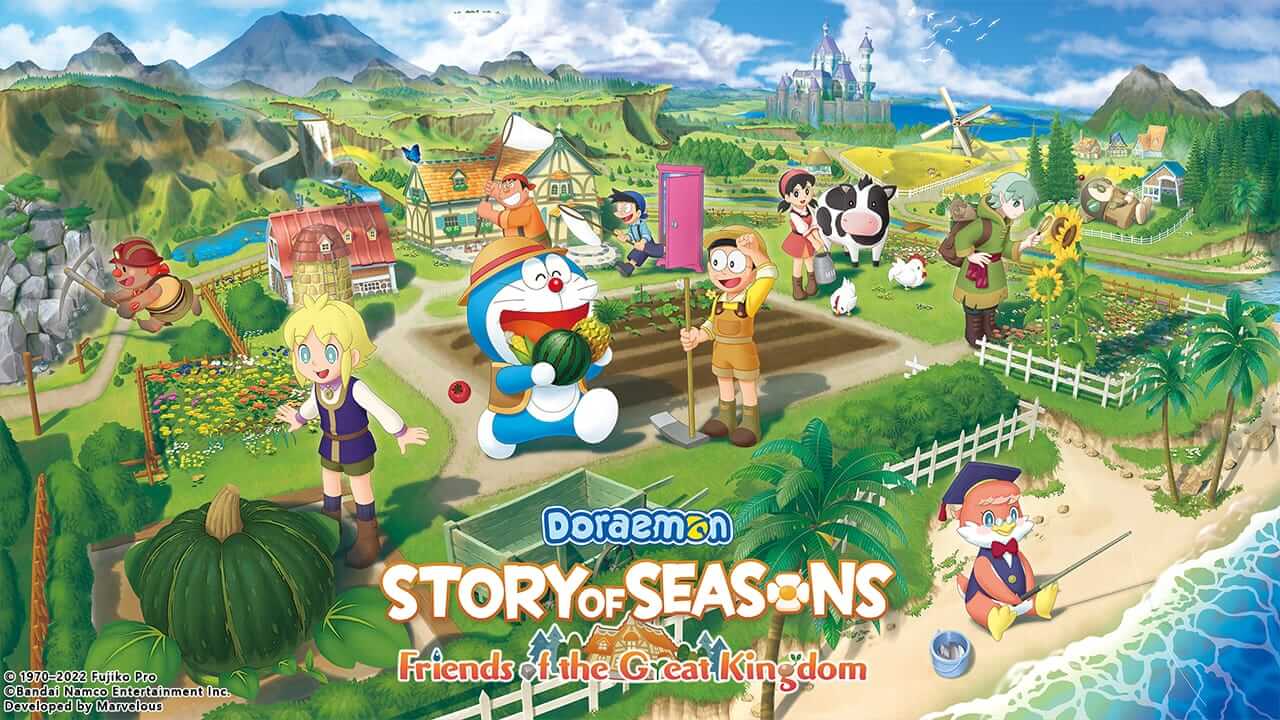 哆啦A梦 牧场物语：自然王国与和乐家人-Doraemon Story of Seasons: Friends of the Great Kingdom-游戏封面-好玩客