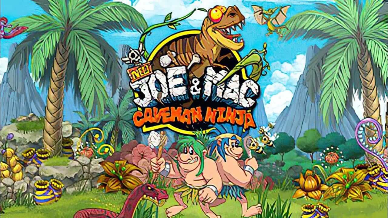 战斗原始人-New Joe &amp; Mac - Caveman Ninja-游戏封面-好玩客