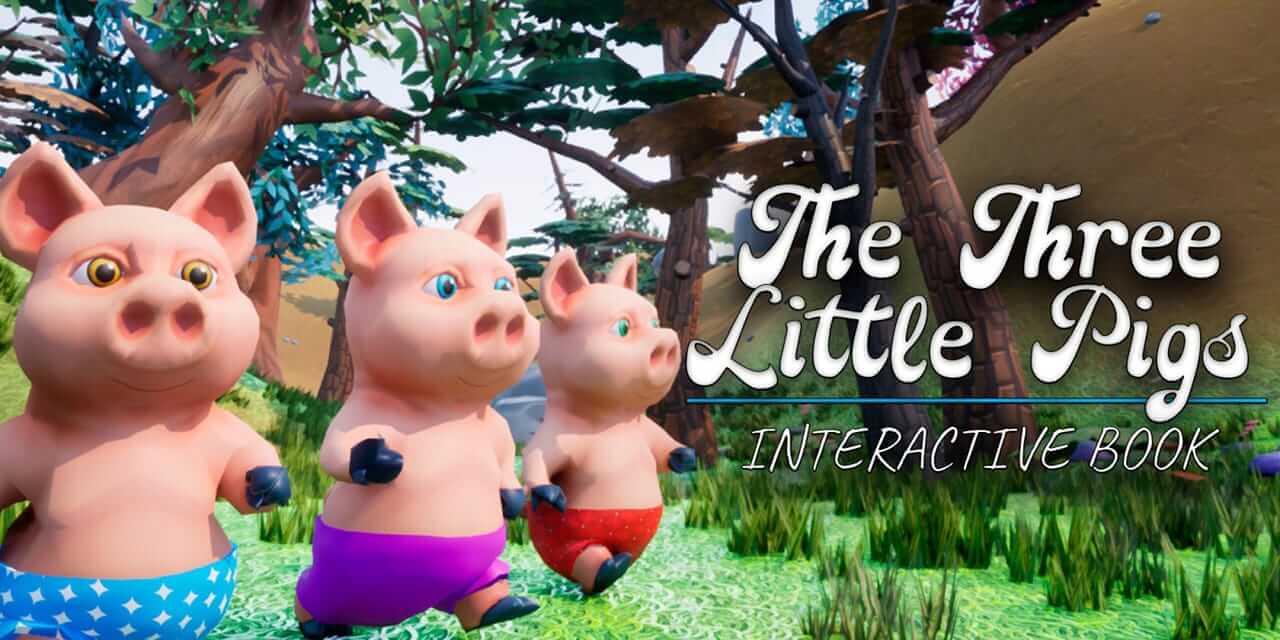 三只小猪：互动书 -The Three Little Pigs: Interactive Book  -游戏封面-好玩客