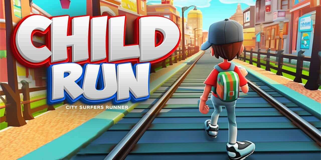 孩子快跑：城市冲浪者跑团-Child Run: City Surfers Runner  -游戏封面-好玩客