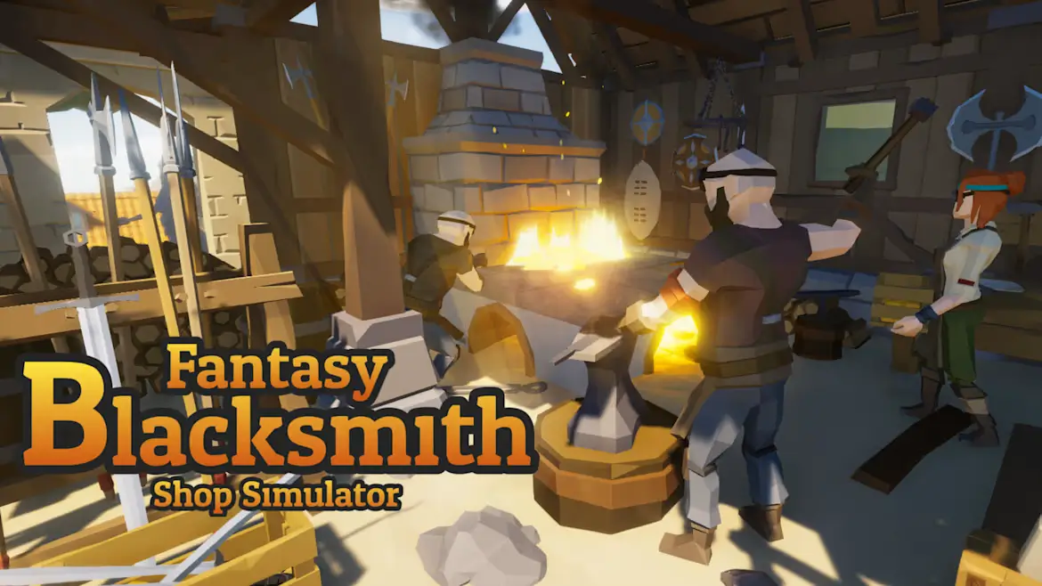 幻想铁匠铺模拟器-Fantasy Blacksmith Shop Simulator-游戏封面-好玩客