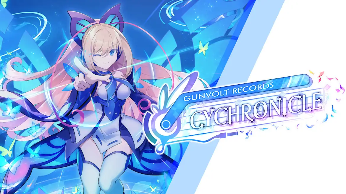 苍蓝雷霆 钢弗特：电子轨录律-Gunvolt Records Cychronicle-游戏封面-好玩客