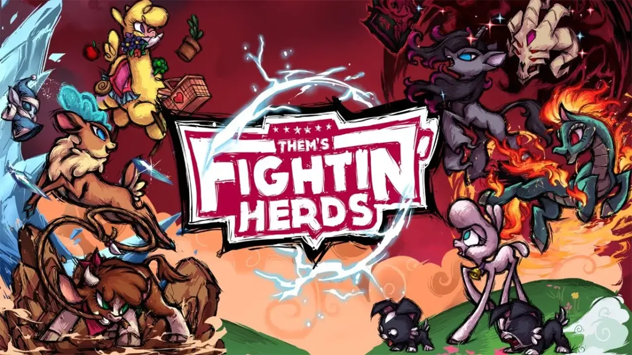 群马乱斗-Them's Fightin' Herds-游戏封面-好玩客