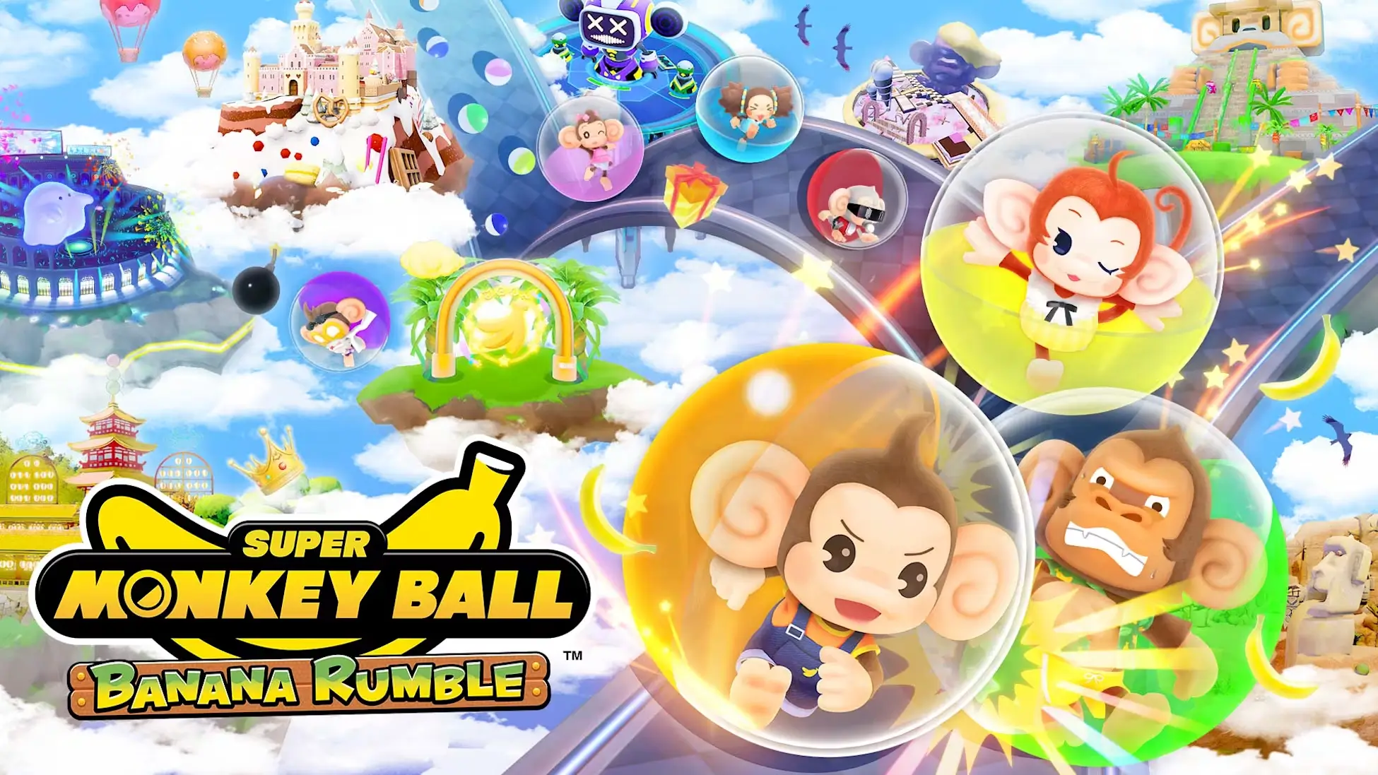 超级猴子球：香蕉大乱斗-Super Monkey Ball: Banana Rumble-游戏封面-好玩客