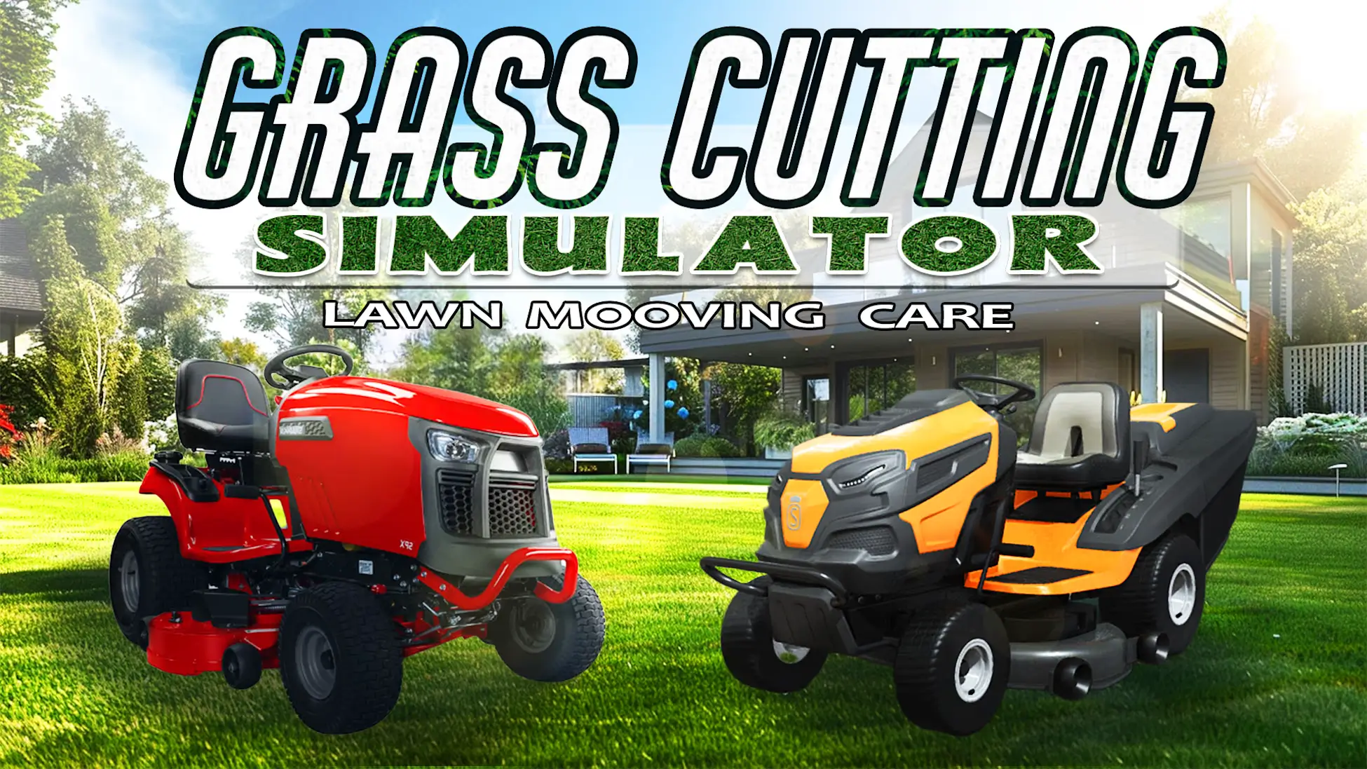 割草模拟器：草坪护理-Grass Cutting Simulator: Lawn Mooving Care-游戏封面-好玩客