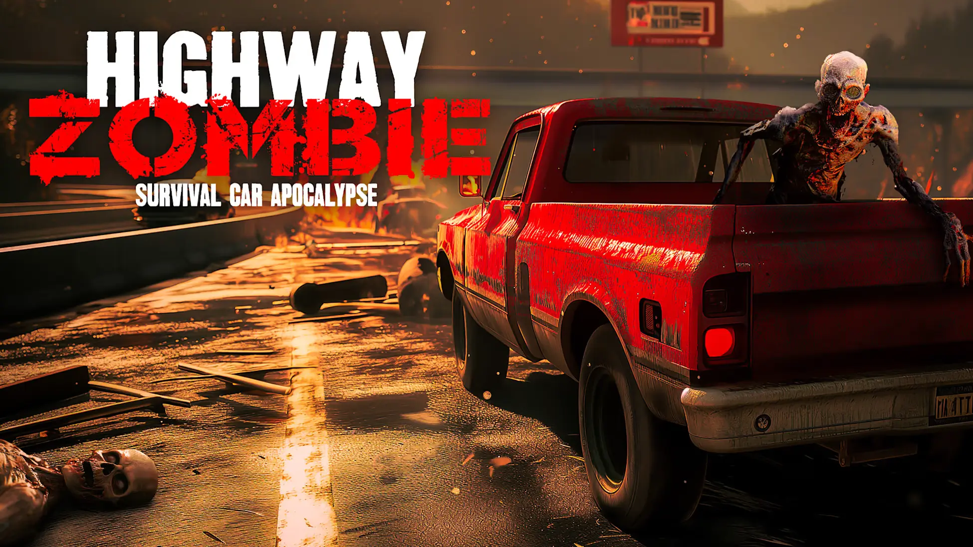 高速公路僵尸生存-汽车末日-Highway Zombie Survival: Car Apocalypse-游戏封面-好玩客