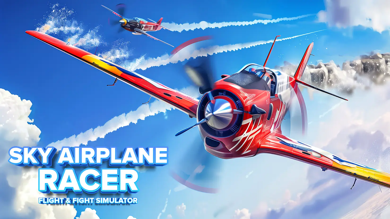 空中赛车：飞行与战斗模拟器-Sky Airplane Racer: Flight &amp; Fight Simulator-游戏封面-好玩客