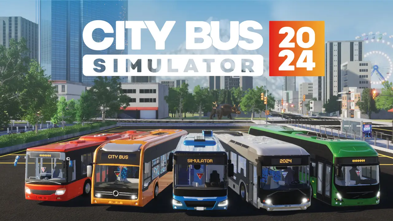 城市巴士模拟 2024-City Bus Simulator 2024-游戏封面-好玩客