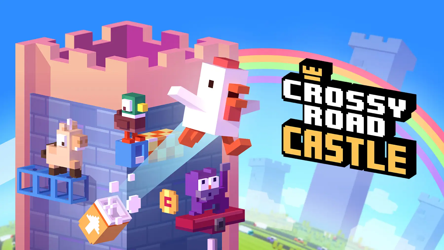 天天过马路：城堡-Crossy Road Castle-游戏封面-好玩客