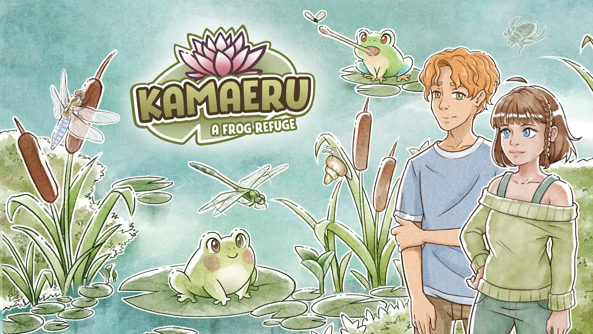 Kamaeru：世蛙桃源-Kamaeru: A Frog Refuge-游戏封面-好玩客