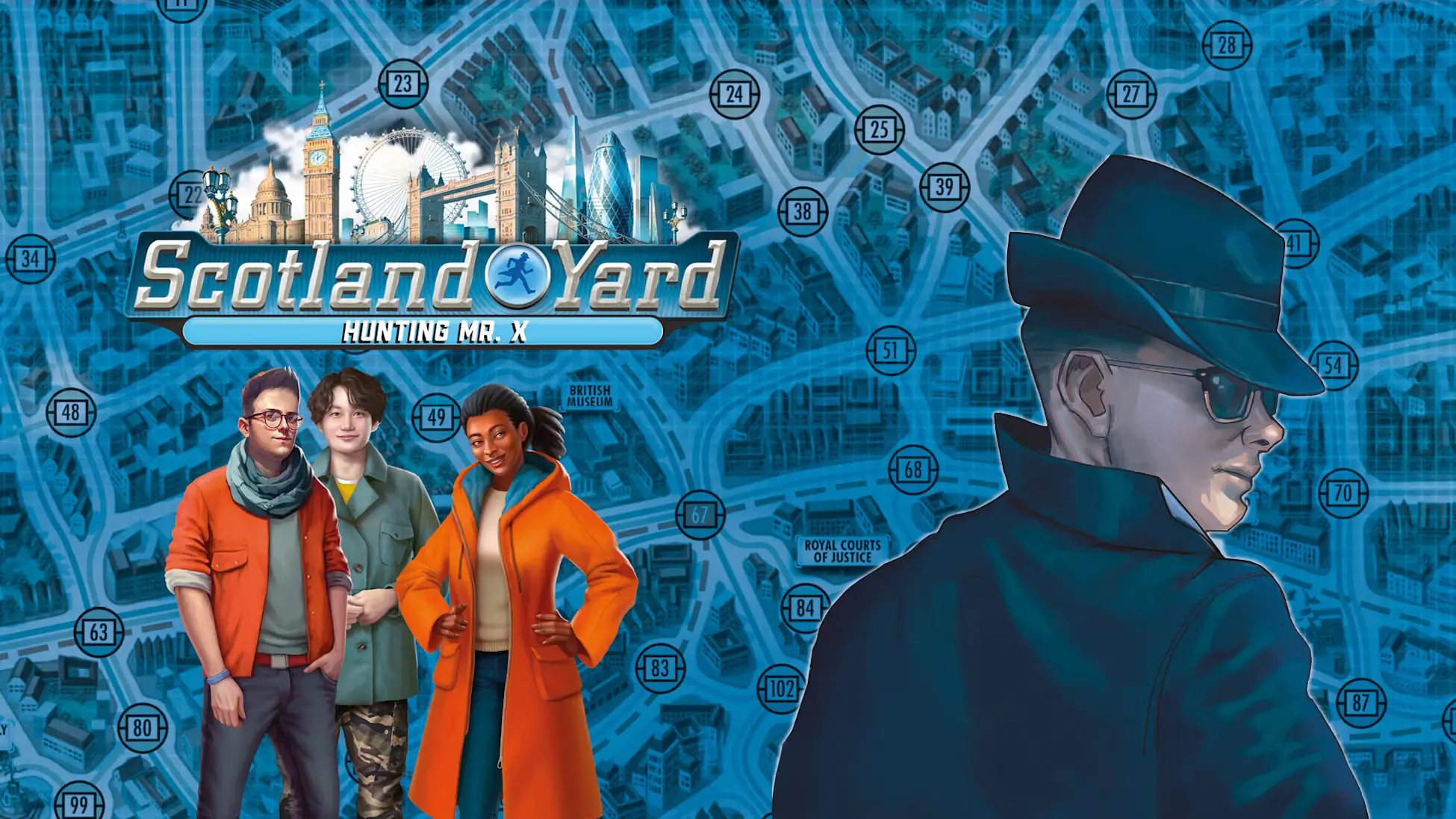 苏格兰场：追捕 X 先生-Scotland Yard: Hunting Mister X-游戏封面-好玩客