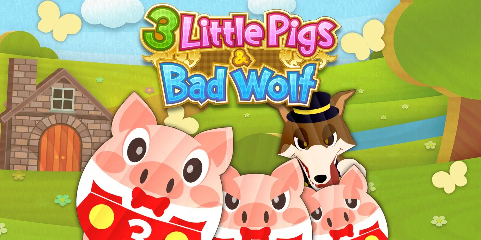 三只小猪和大坏狼-3 Little Pigs &amp; Bad Wolf-游戏封面-好玩客