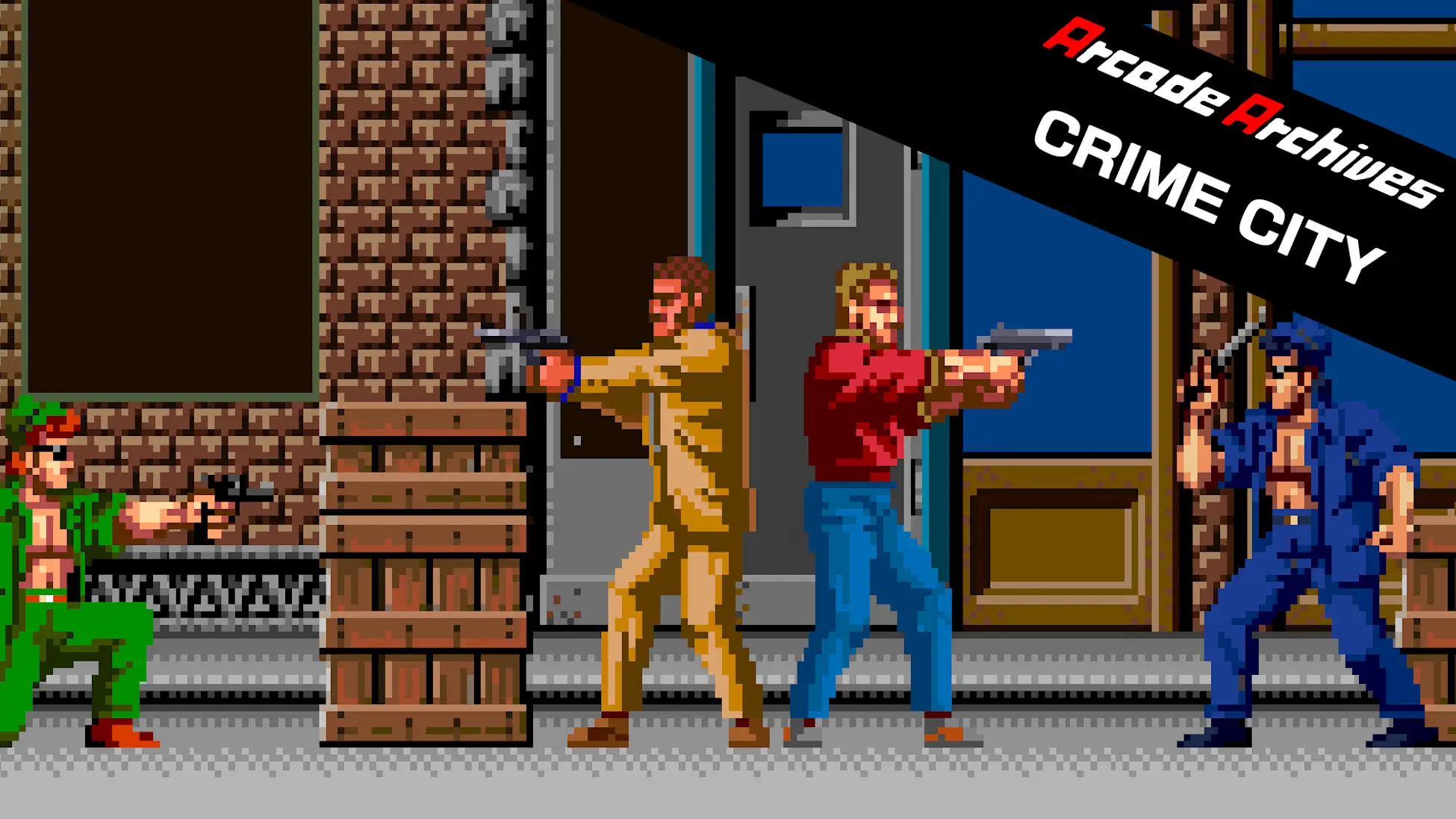 街机博物馆：犯罪之城-Arcade Archives: Crime City-游戏封面-好玩客