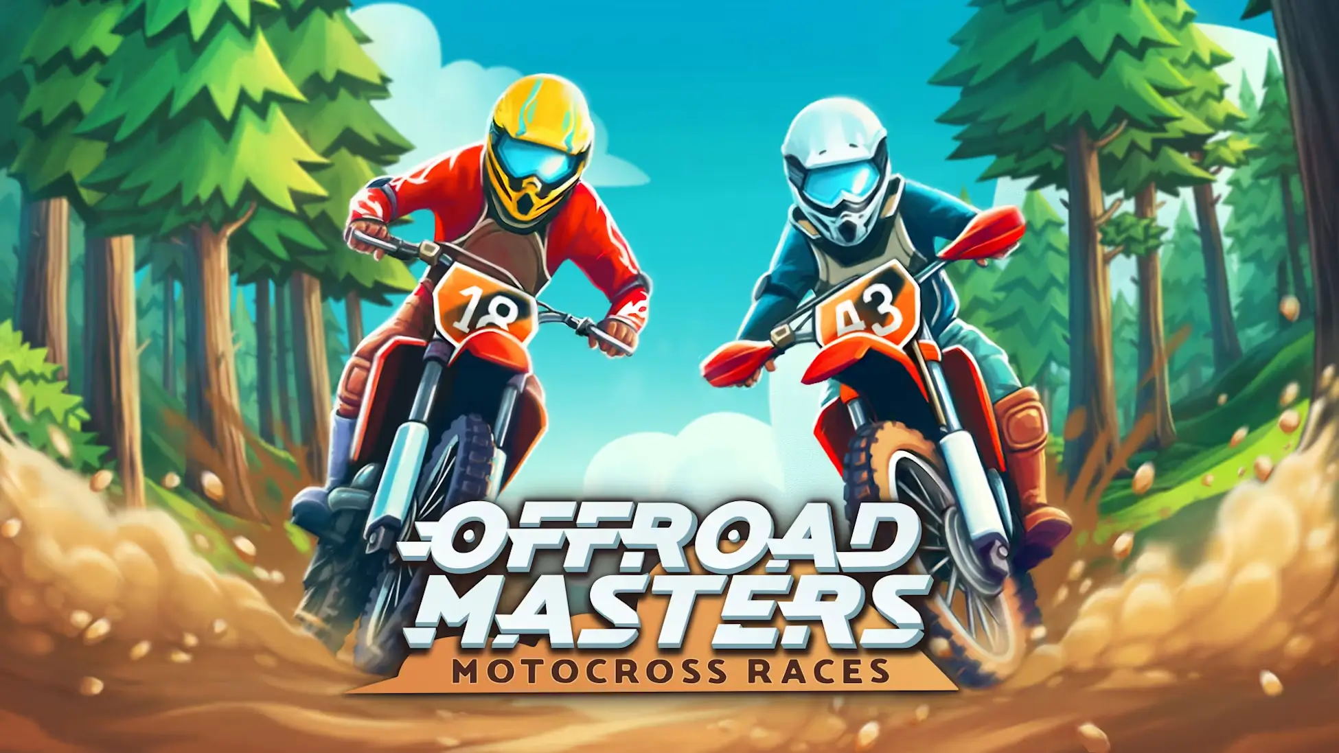 越野大师：摩托车越野赛-Offroad Masters: Motocross Races-游戏封面-好玩客