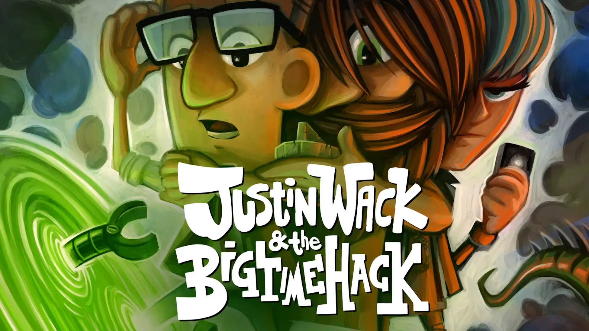 怪客贾斯汀的黑客时刻-Justin Wack and the Big Time Hack-游戏封面-好玩客