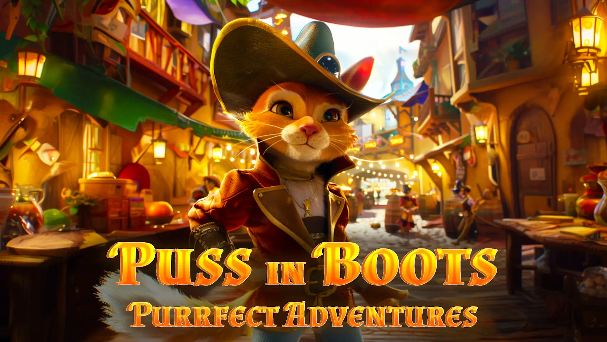 穿靴子的猫：完美的冒险-Puss in Boots: Purrfect Adventures-游戏封面-好玩客