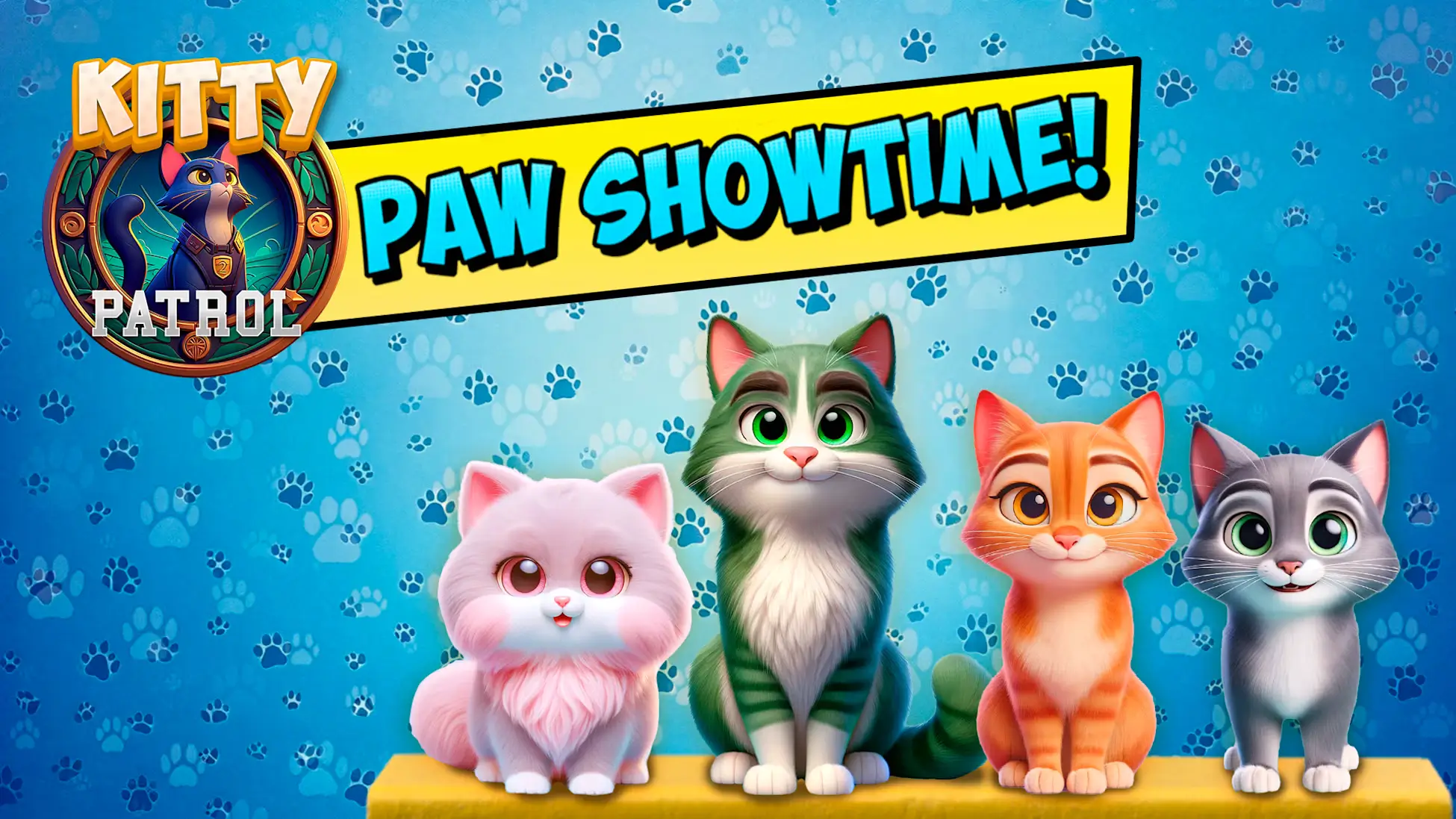 小猫巡逻队：爪子时间-Kitty Patrol: Paw Showtime-游戏封面-好玩客