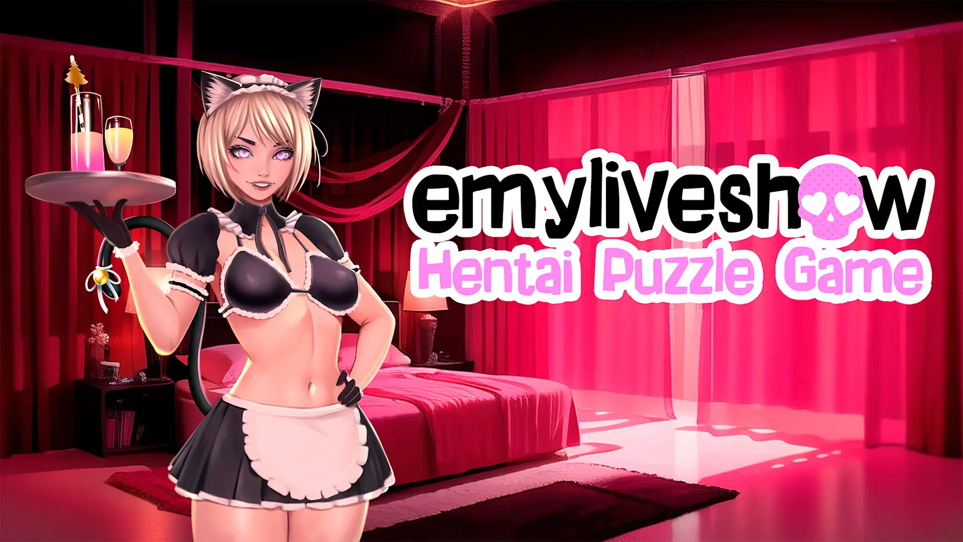 艾米现场秀：动漫益智游戏-EmyLiveShow: Hentai Puzzle Game-游戏封面-好玩客