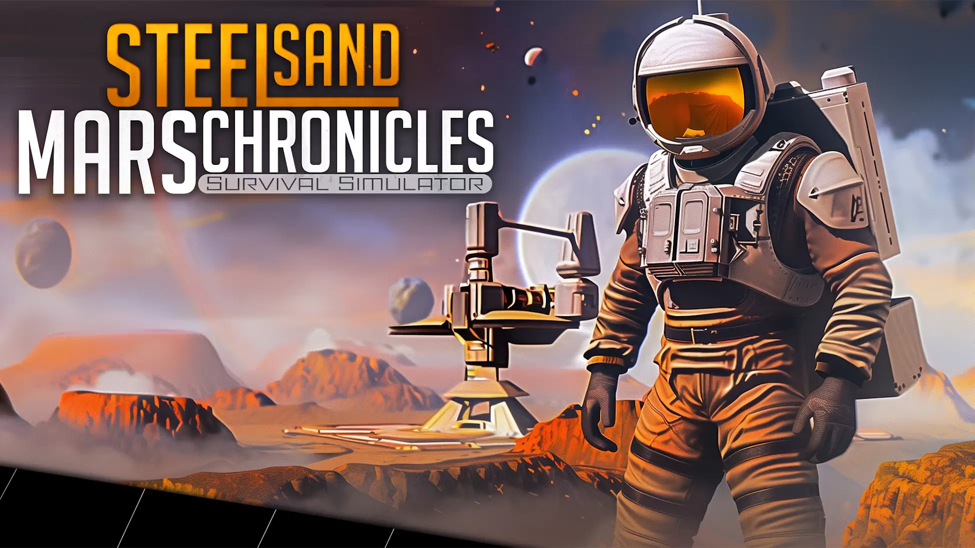 钢铁砂火星编年史：生存模拟器-Steel Sand Mars Chronicles: Survival Simulator-游戏封面-好玩客