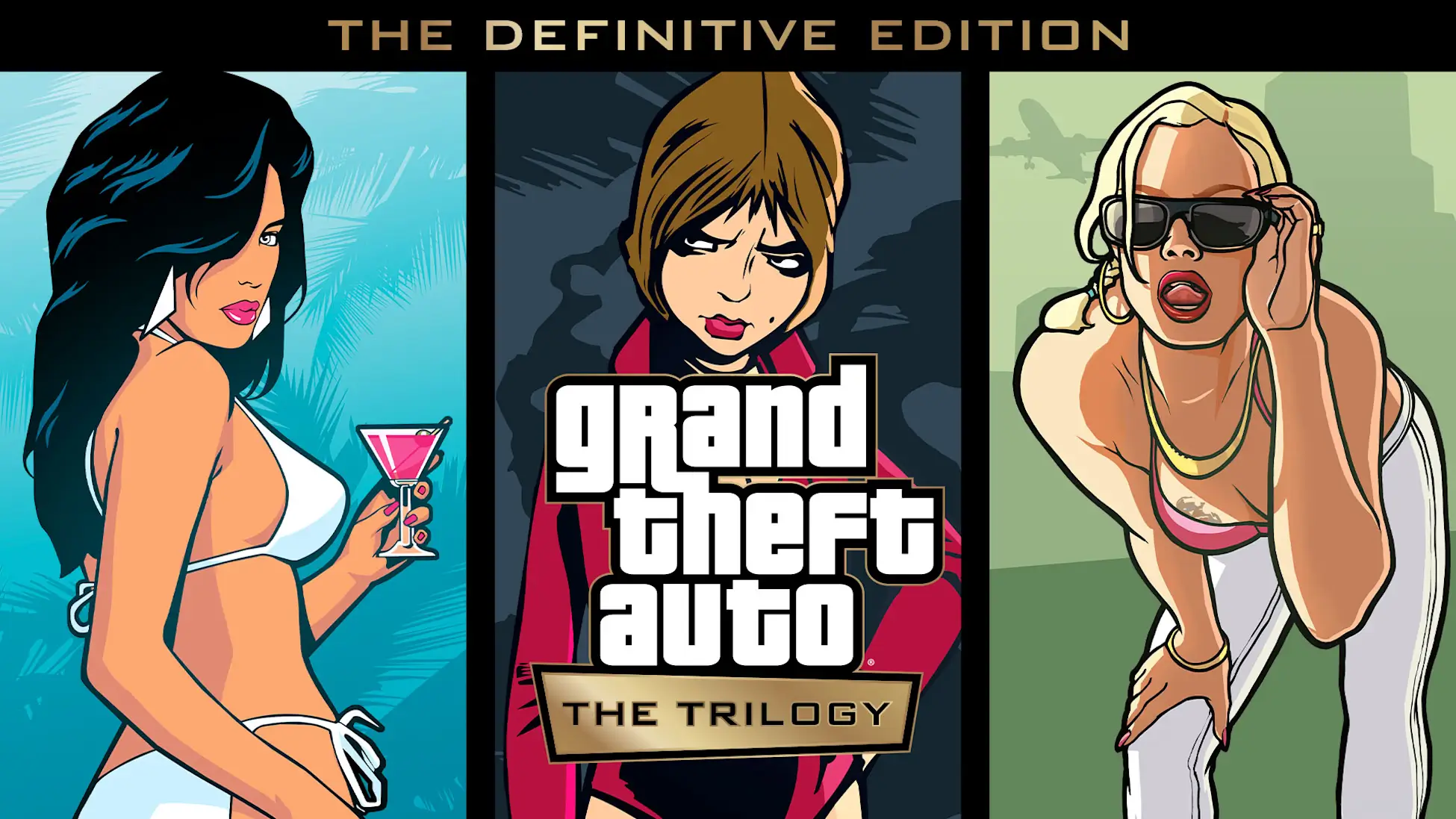 侠盗猎车手：三部曲 - 最终版-Grand Theft Auto: The Trilogy - The Definitive Edition-游戏封面-好玩客