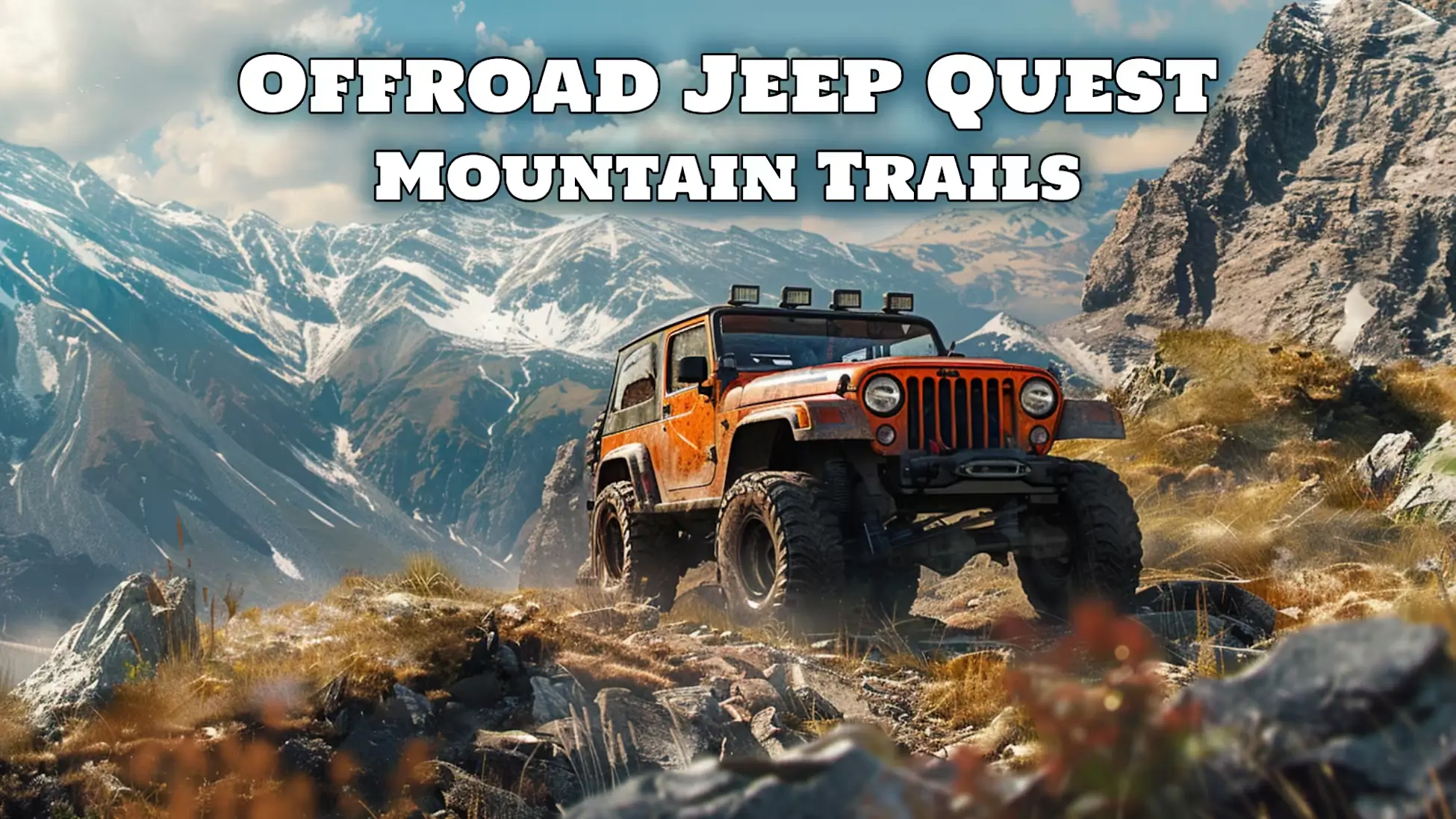 越野吉普探险：山地之路-Offroad Jeep Quest: Mountain Trails-游戏封面-好玩客