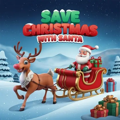 与圣诞老人一起拯救圣诞节 | Save Christmas With Santa | 游戏下载