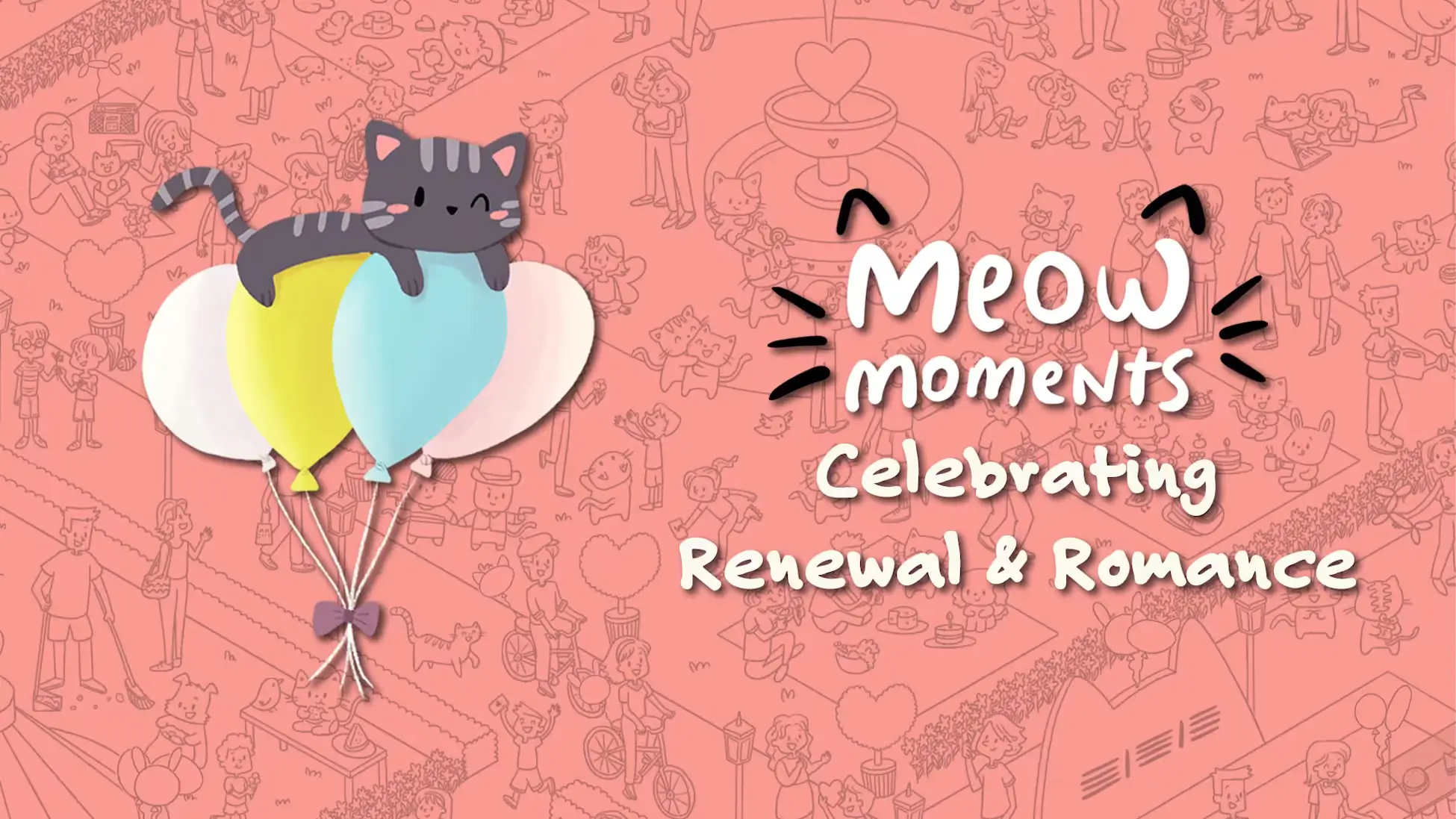 喵喵时刻：庆祝新生与浪漫-Meow Moments: Celebrating Renewal &amp; Romance-游戏封面-好玩客