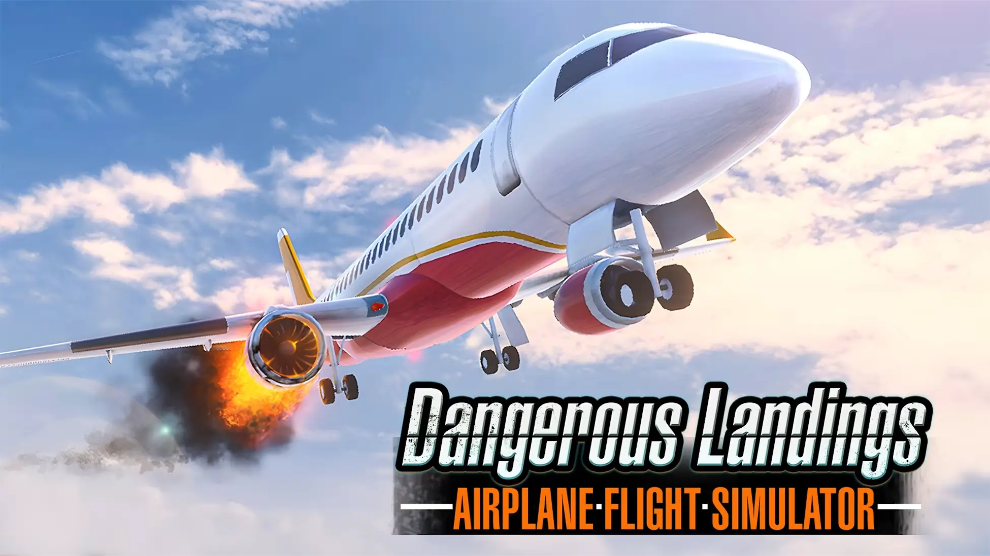 飞机飞行模拟器：危险着陆-Airplane Flight Simulator : Dangerous Landings-游戏封面-好玩客