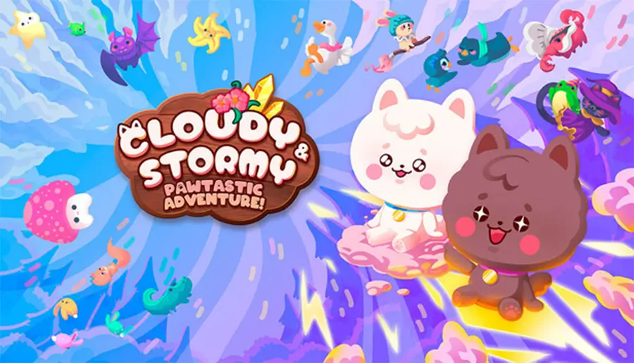 风暴与云：宠物大冒险-Cloudy &amp; Stormy: Pawtastic Adventure-游戏封面-好玩客